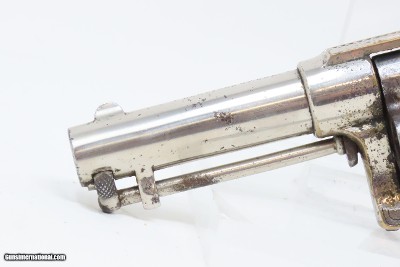 CASED & ENGRAVED Antique COLT CLOVERLEAF .41 Cal. RF SPUR TRIGGER RevolverFIRST YEAR “Jim Fisk” Model Made in 1871 - Image 8 of 19