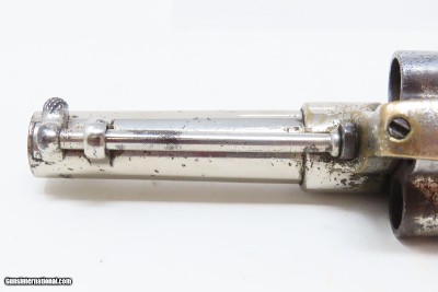 CASED & ENGRAVED Antique COLT CLOVERLEAF .41 Cal. RF SPUR TRIGGER RevolverFIRST YEAR “Jim Fisk” Model Made in 1871 - Image 15 of 19