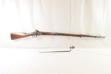 CIVIL WAR Antique FRENCH Model 1822 Percussion Converted .69 RIFLED MUSKET
French Army LIGHT INFANTRY Musket w/BAYONET - 2 of 25