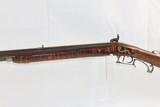 S. Fry__ Antique 19th CENTURY Half-Stock .40 Percussion American LONG RIFLE Kentucky Style HUNTING/HOMESTEAD Long Rifle - 15 of 18