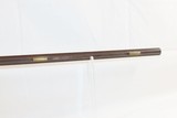 S. Fry__ Antique 19th CENTURY Half-Stock .40 Percussion American LONG RIFLE Kentucky Style HUNTING/HOMESTEAD Long Rifle - 8 of 18