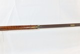 S. Fry__ Antique 19th CENTURY Half-Stock .40 Percussion American LONG RIFLE Kentucky Style HUNTING/HOMESTEAD Long Rifle - 7 of 18