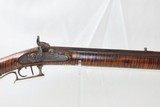 S. Fry__ Antique 19th CENTURY Half-Stock .40 Percussion American LONG RIFLE Kentucky Style HUNTING/HOMESTEAD Long Rifle - 4 of 18