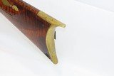 S. Fry__ Antique 19th CENTURY Half-Stock .40 Percussion American LONG RIFLE Kentucky Style HUNTING/HOMESTEAD Long Rifle - 18 of 18