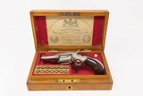 CASED Antique LONDON RETAILER Marked COLT NEW LINE .32 Caliber CF RevolverEnglish ETCHED PANEL Potent Conceal & Carry Gun - 2 of 22