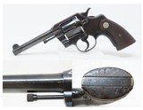 COLT “OFFICIAL POLICE” .38 Special Double Action ARMY SPECIAL C&R Revolver
“T.H.P. No. 31” Marked Butt with GRIP ADAPTER - 1 of 19