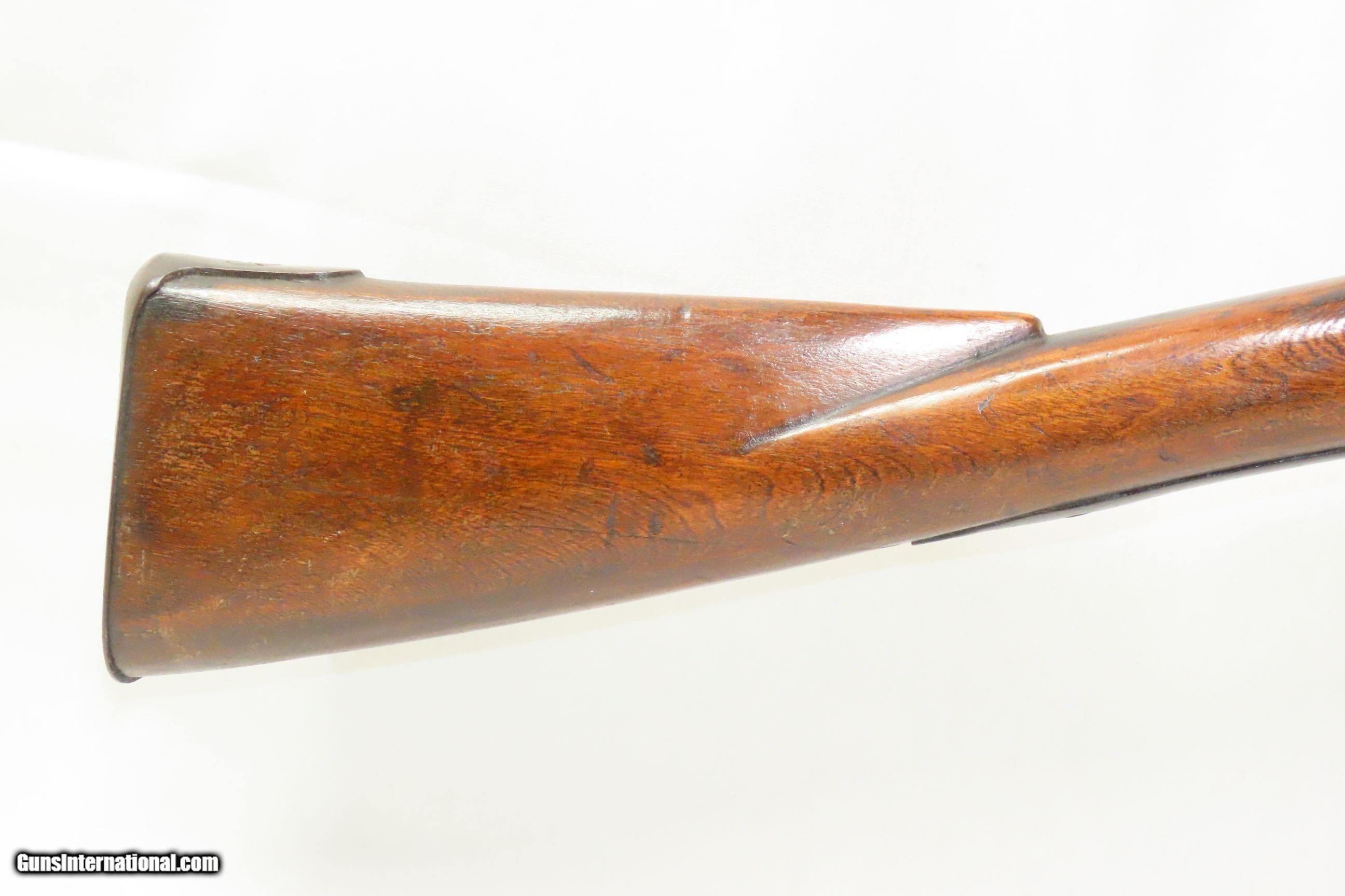 Antique EARLY 1800s JOHN WALKER Full-Stock .69 Cal. FLINTLOCK Fowling ...