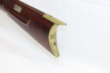 NYAntique STILLMAN JACKSON Long Rifle Half-Stock .40 Caliber Baker c1840s New York HUNTING & HOMESTEAD LR - 19 of 19