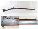 NYAntique STILLMAN JACKSON Long Rifle Half-Stock .40 Caliber Baker c1840s New York HUNTING & HOMESTEAD LR - 1 of 19