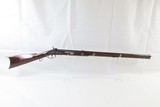 NYAntique STILLMAN JACKSON Long Rifle Half-Stock .40 Caliber Baker c1840s New York HUNTING & HOMESTEAD LR - 2 of 19