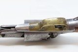 CIVIL WAR Antique REMINGTON TRANSITIONAL New Model ARMY Percussion Revolver With Older CONE STYLE GERMAN SILVER Front Sight - 13 of 18