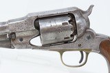 CIVIL WAR Antique REMINGTON TRANSITIONAL New Model ARMY Percussion Revolver With Older CONE STYLE GERMAN SILVER Front Sight - 4 of 18