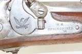 CIVIL WAR Antique US SPRINGFIELD ARMORY Model 1855 .58 Caliber Rifle-MUSKET MAYNARD Tape Primed UNION ARMY Musket - 6 of 22
