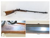 Antique E. ANSCHUTZ Half Stock .40 Cal. Perc. TARGET Rifle w/BRESIEN BARREL With REDFIELD Rear Sight and FALSE MUZZLE - 1 of 19