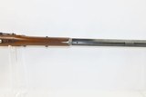 Antique E. ANSCHUTZ Half Stock .40 Cal. Perc. TARGET Rifle w/BRESIEN BARREL With REDFIELD Rear Sight and FALSE MUZZLE - 8 of 19