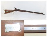 1850 Dated “ZETTLER” Antique TURNER Style .50 Cal. Percussion TARGET Rifle
German Immigrant New York Gunmaking Family - 1 of 20