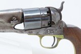 Antique Mid-CIVIL WAR COLT U.S. Model 1860 ARMY .44 Cal Percussion REVOLVER Used Past Civil War into the WILD WEST w/HOLSTER - 5 of 20