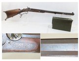 ENGRAVED Antique J.P. SAUER & SOHN .40 Caliber Percussion TARGET Rifle
With RAISED RELIEF CARVED STOCK and ACCESSORIES - 1 of 22