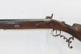 ENGRAVED Antique J.P. SAUER & SOHN .40 Caliber Percussion TARGET Rifle
With RAISED RELIEF CARVED STOCK and ACCESSORIES - 19 of 22