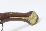 Antique 1700s Ornate CAUCASIAN Style .64 Caliber FLINTLOCK DRAGOON Pistol
18th Century Engraved and Carved OTTOMAN Horse Pistol - 16 of 18