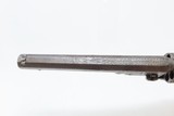 ENGRAVED Antique CIVIL WAR COLT Model 1849 POCKET .31 Caliber PER. Revolver Handy WILD WEST SIX-SHOOTER Made In 1861 w/HOLSTER - 12 of 22