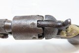 ENGRAVED Antique CIVIL WAR COLT Model 1849 POCKET .31 Caliber PER. Revolver Handy WILD WEST SIX-SHOOTER Made In 1861 w/HOLSTER - 10 of 22