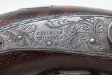 F.H. CLARK & CO. Marked Antique HENRY DERINGER Percussion POCKET Pistol Infamous POCKET Pistol that Assassinated LINCOLN - 6 of 18