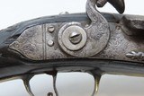 Antique 1700s Ornate European FLINTLOCK Pistol .68 Caliber Dragoon Pirate
18th Century Martial Pistol - 15 of 17