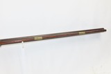PHILADELPHIA Antique ANDREW WURFFLEIN Long Rifle .67 Caliber Striped Maple
With Engravings & Large Brass Patchbox - 9 of 20