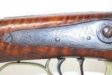 PHILADELPHIA Antique ANDREW WURFFLEIN Long Rifle .67 Caliber Striped Maple
With Engravings & Large Brass Patchbox - 6 of 20