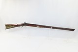 PHILADELPHIA Antique ANDREW WURFFLEIN Long Rifle .67 Caliber Striped Maple
With Engravings & Large Brass Patchbox - 2 of 20