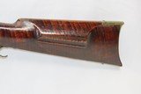 PHILADELPHIA Antique ANDREW WURFFLEIN Long Rifle .67 Caliber Striped Maple
With Engravings & Large Brass Patchbox - 16 of 20