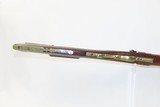 PHILADELPHIA Antique ANDREW WURFFLEIN Long Rifle .67 Caliber Striped Maple
With Engravings & Large Brass Patchbox - 7 of 20