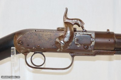 Antique Engraved JENNINGS .54 Caliber Single Shot Rifle Breechloading Henry Serial Number “224” and Manufactured circa 1851; RARE - Image 4 of 18