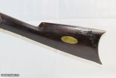 Antique Engraved JENNINGS .54 Caliber Single Shot Rifle Breechloading Henry Serial Number “224” and Manufactured circa 1851; RARE - Image 14 of 18