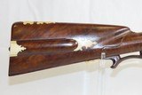 18th Century GERMANIC Antique FLINTLOCK CARBINE Stutz RifleCarvedIvory With CARVED and INLAID STOCK - 3 of 17