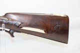 18th Century GERMANIC Antique FLINTLOCK CARBINE Stutz RifleCarvedIvory With CARVED and INLAID STOCK - 13 of 17