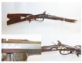 18th Century GERMANIC Antique FLINTLOCK CARBINE Stutz RifleCarvedIvory With CARVED and INLAID STOCK - 1 of 17