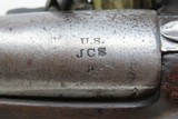 Antique ASA WATERS US Model 1836 .54 Caliber Smoothbore FLINTLOCK Pistol
STANDARD ISSUE Pistol of the MEXICAN-AMERICAN WAR - 14 of 19