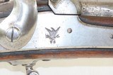 Antique HARPERS FERRY U.S. Model 1842 SMOOTHBORE .69 Cal. Percussion MUSKET CIVIL WAR Musket Made in 1855 w/BAYONET & SCABBARD - 6 of 23