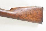Antique HARPERS FERRY U.S. Model 1842 SMOOTHBORE .69 Cal. Percussion MUSKET CIVIL WAR Musket Made in 1855 w/BAYONET & SCABBARD - 19 of 23