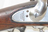 Antique HARPERS FERRY U.S. Model 1842 SMOOTHBORE .69 Cal. Percussion MUSKET CIVIL WAR Musket Made in 1855 w/BAYONET & SCABBARD - 7 of 23