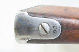 Antique HARPERS FERRY U.S. Model 1842 SMOOTHBORE .69 Cal. Percussion MUSKET CIVIL WAR Musket Made in 1855 w/BAYONET & SCABBARD - 12 of 23