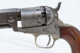 CASED CIVIL WAR Era MANHATTAN FIRE ARMS Series I Percussion “NAVY” Revolver With Cap Tin, Powder Flask & MANHATTAN BULLET MOLD - 7 of 22
