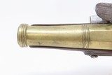 Antique Brass Barreled FLINTLOCK Pistol .72 Caliber Engraved 18th Century
Gunmetal DOP European - 10 of 17