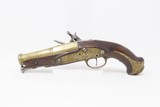 Antique Brass Barreled FLINTLOCK Pistol .72 Caliber Engraved 18th Century
Gunmetal DOP European - 14 of 17