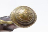 Antique Brass Barreled FLINTLOCK Pistol .72 Caliber Engraved 18th Century
Gunmetal DOP European - 11 of 17