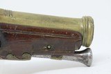 Antique Brass Barreled FLINTLOCK Pistol .72 Caliber Engraved 18th Century
Gunmetal DOP European - 5 of 17