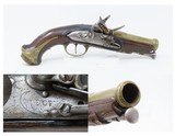 Antique Brass Barreled FLINTLOCK Pistol .72 Caliber Engraved 18th Century
Gunmetal DOP European - 1 of 17