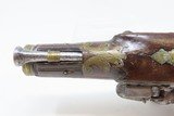 Antique Brass Barreled FLINTLOCK Pistol .72 Caliber Engraved 18th Century
Gunmetal DOP European - 13 of 17